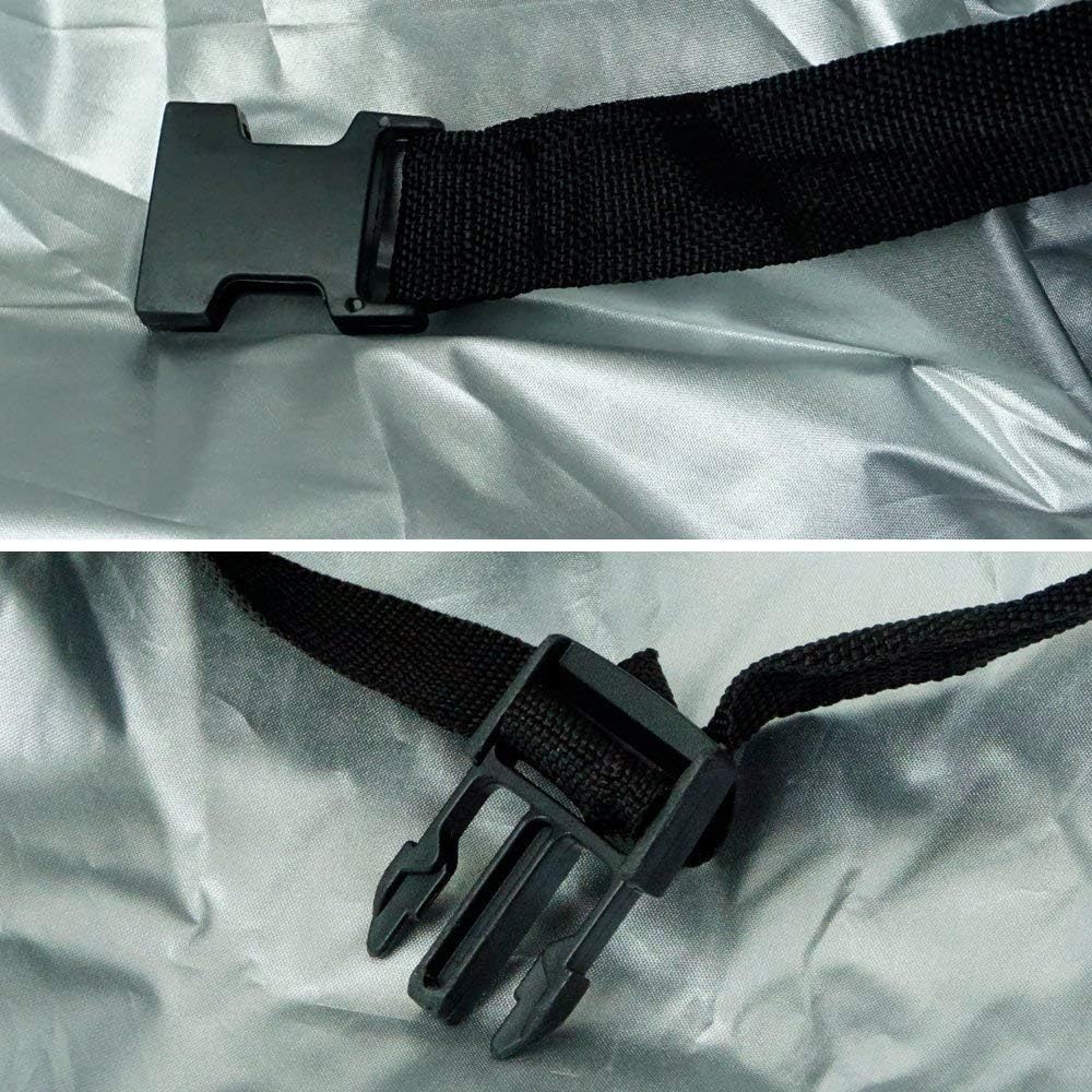 Lightweight Poly 210T Car Cover for Mid-Size SUV 188-206", Waterproof, UV Protection, Pack of 2 R3977