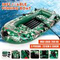 Inflatable 3-Person PVC Fishing Boat with Paddle M132