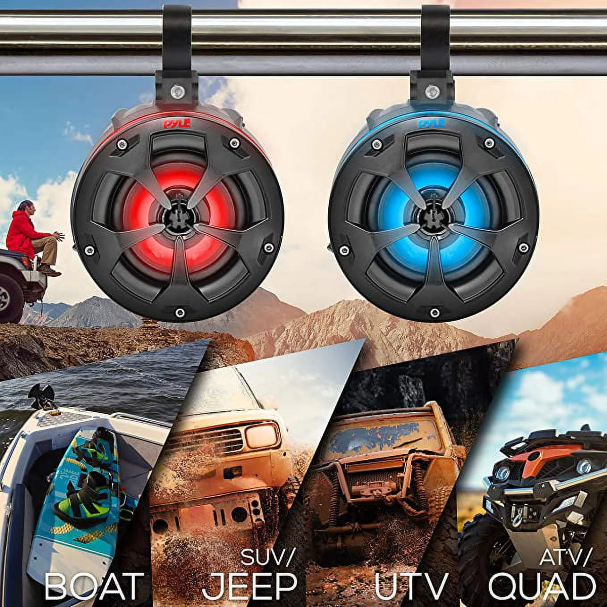 2-Way Waterproof Off Road Speakers U284