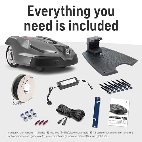0.5 Acre Wire Free Robotic Lawn Mower with Charging Station V22470