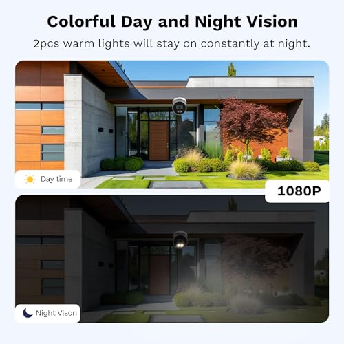 8CH 1TB HDD 4pcs 2MP Outdoor Wired Security Camera System Y65331