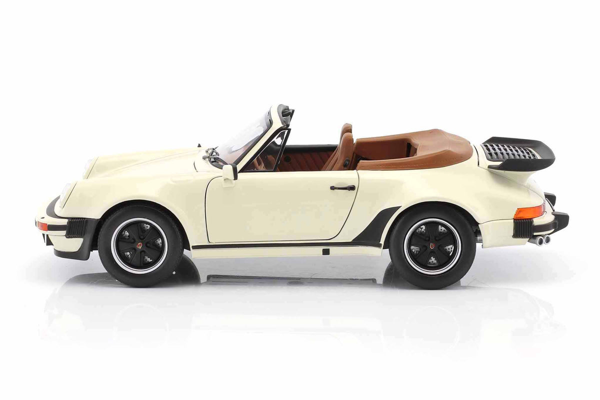 1987 Porsche 911 Turbo Cabriolet Ivory Diecast Model N668949