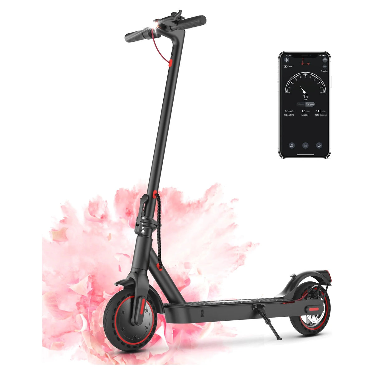 350W Foldable Electric Scooter with Double Braking System Q970