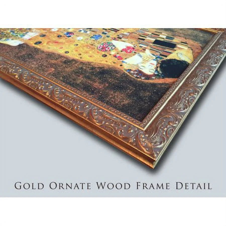 14x11 Gold Ornate Wood Framed Museum Art Print Q7141