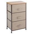 Coffee Espresso 3 Drawer Dresser Storage Tower G366498