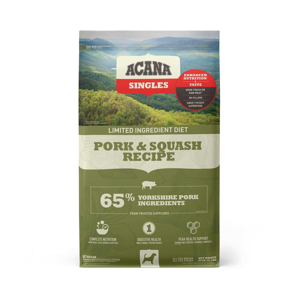 Grain-Free Pork & Squash Dry Dog Food V6354