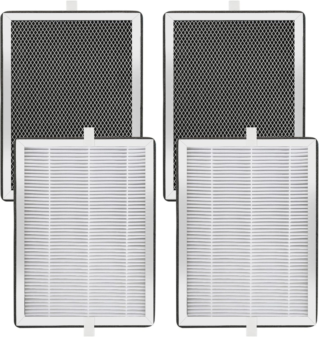 H13 True HEPA Replacement Filter 3-in-1 Pre-Filter, Activated Carbon 4 Pack W74674