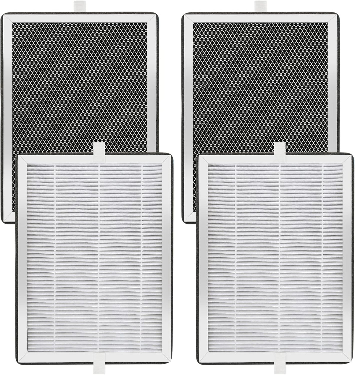 H13 True HEPA Replacement Filter 3-in-1 Pre-Filter, Activated Carbon 4 Pack W74674