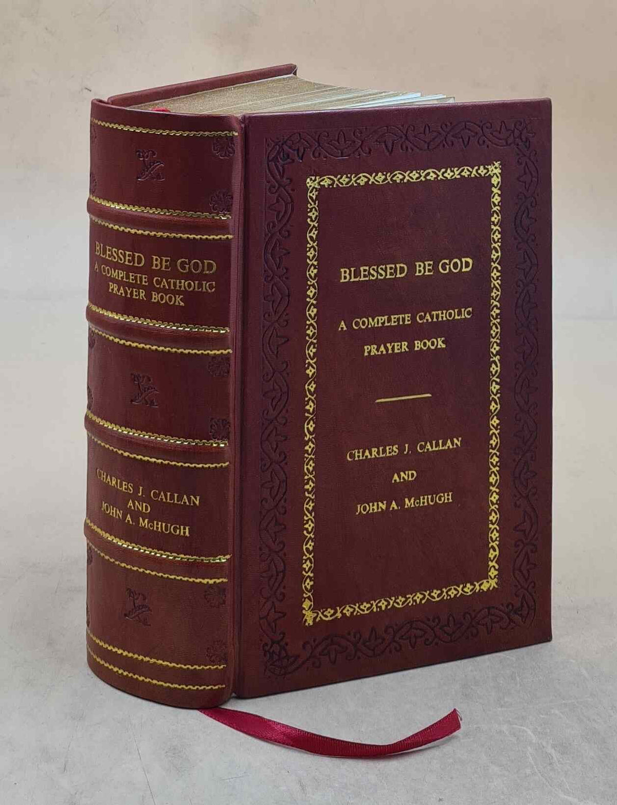 Premium Leather Bound Catholic Prayer Book H772