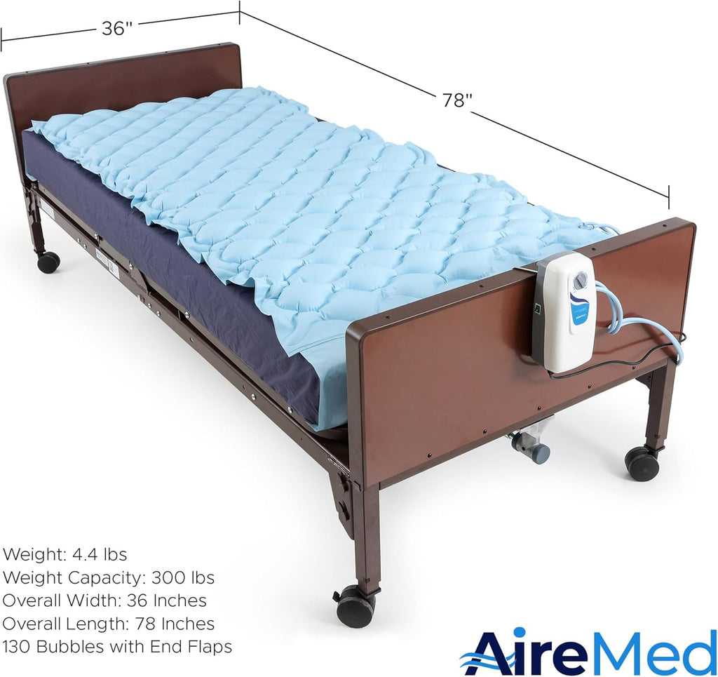 Alternating Air Pressure Mattress Pad with Quiet Electric Pump System B408663