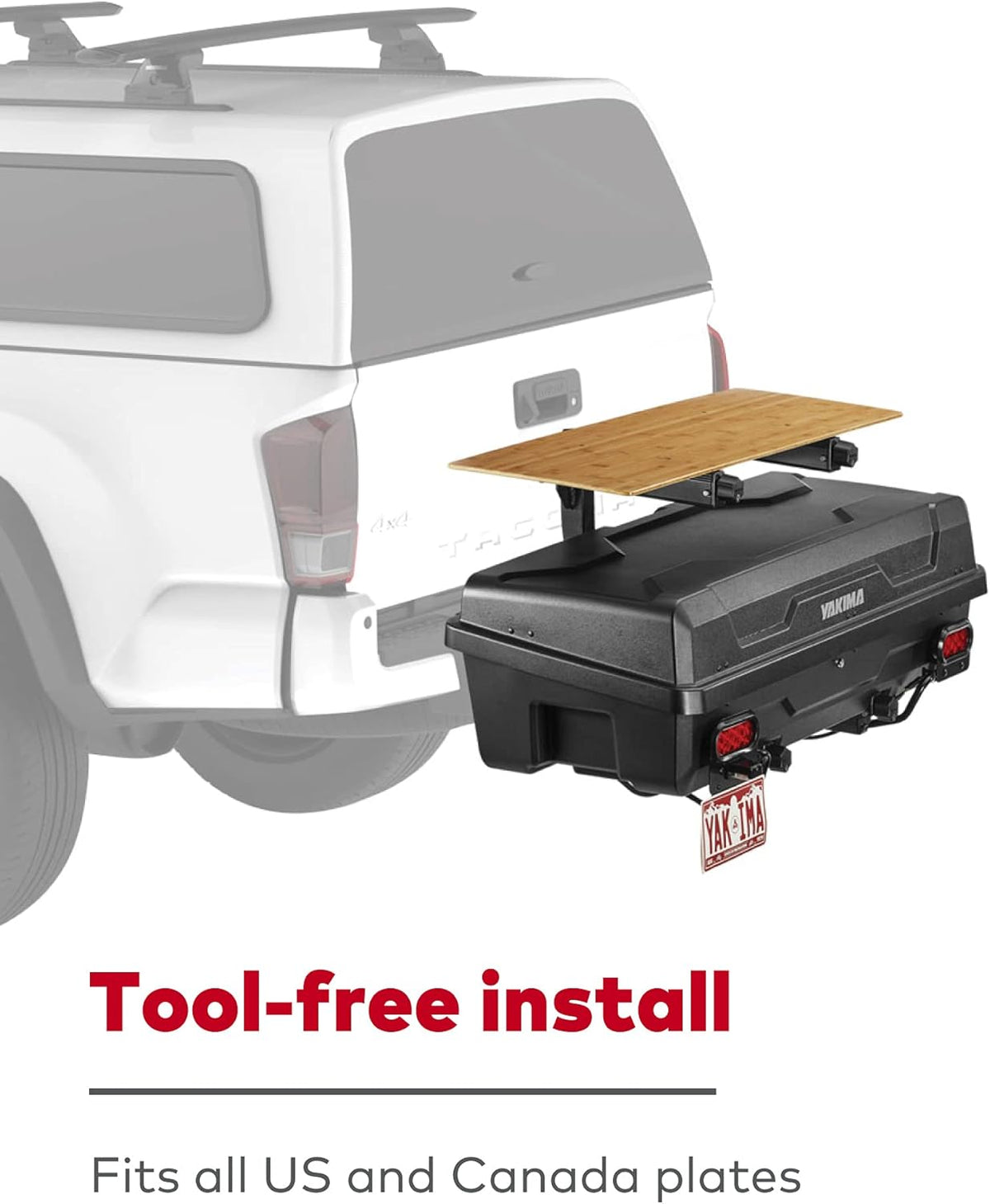 License Plate and Tail Lights Accessory for EXO Hitch Rack System L710203