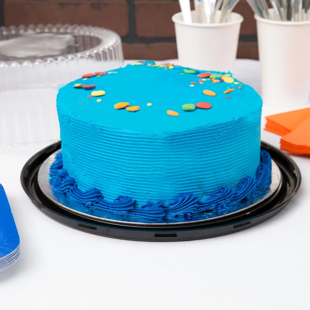 9x22 1-2 Layer Cake Display Container with Clear Dome Lid - 80/Case X39495