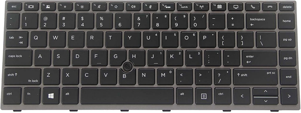 Backlit Keyboard for HP EliteBook, US Layout, Pack of 2 P966376