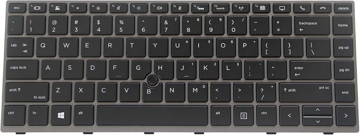 Backlit Keyboard for HP EliteBook, US Layout, Pack of 2 P966376