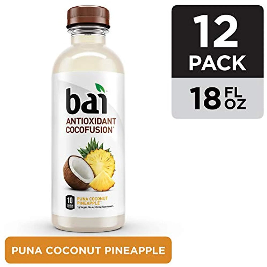Coconut Flavored Water, 18 Fluid Ounce Bottles, Pack Of 12 I993