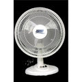 12-In. Oscillating Table Fan, White Z994