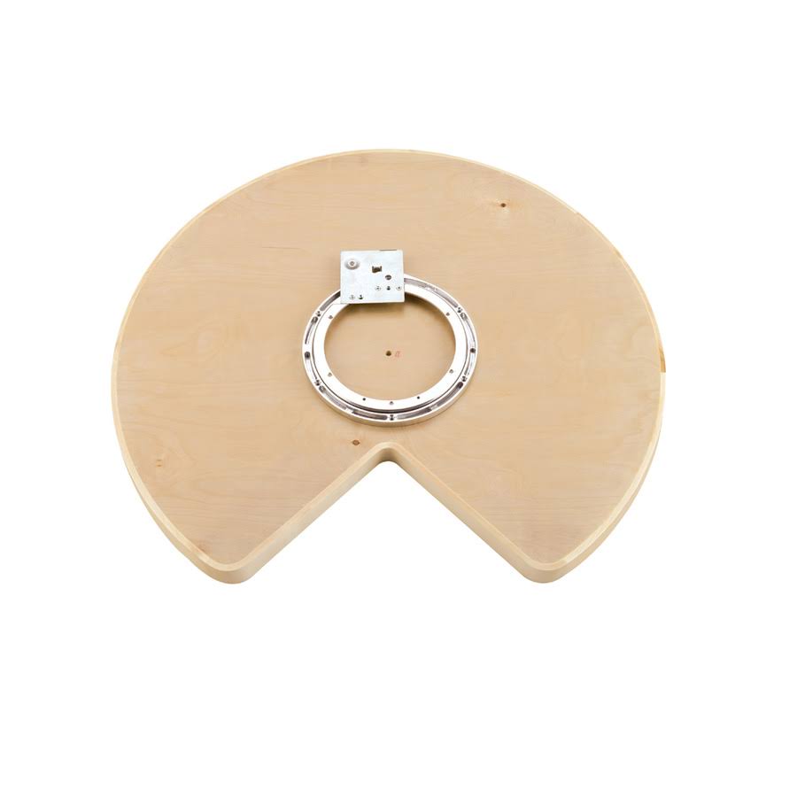 28x22 Wood Kidney Lazy Susan Shelf U50966