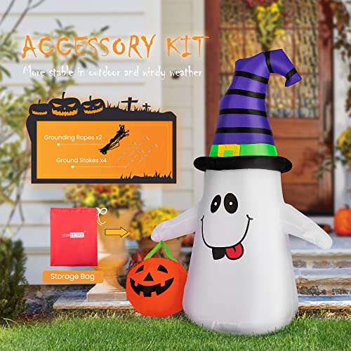 8FT Inflatable Yard Decor with Built-in LED Light W40721