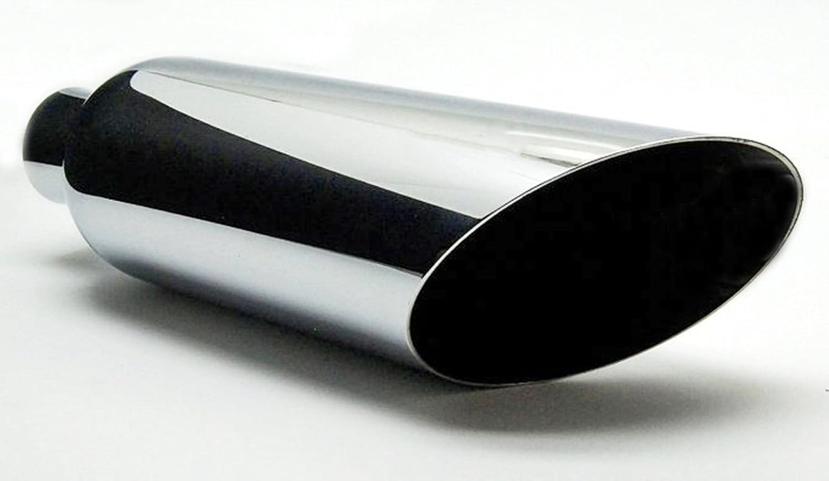 Chrome Plated Exhaust Tip 6 X 18 2.5 Inlet U67408