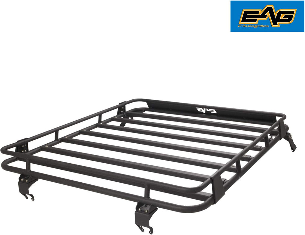 Black Steel Roof Cargo Basket Rack W479367