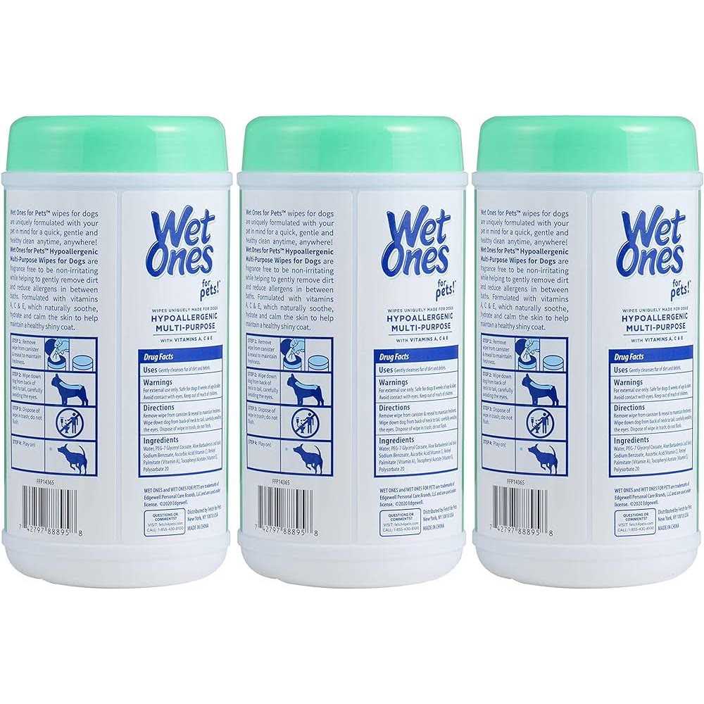 Hypoallergenic Multi-Purpose Dog Wipes L241737