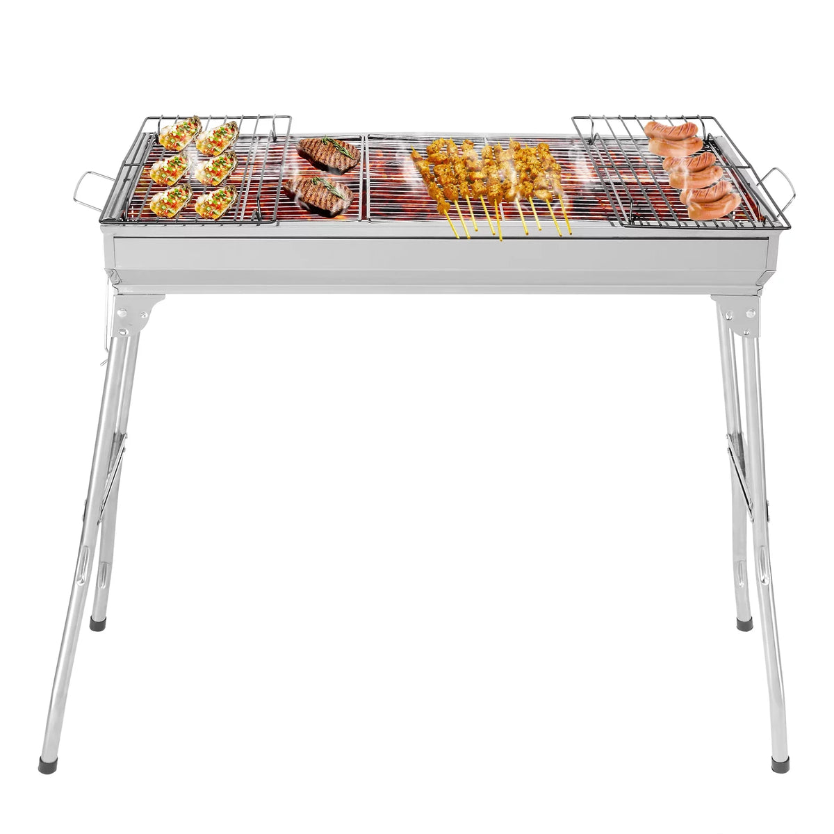 Stainless Steel Portable Charcoal Grill M7759