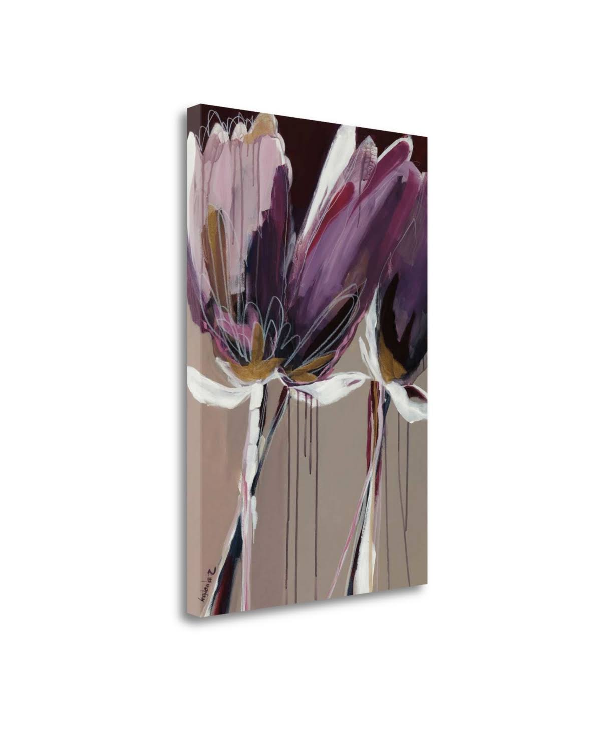Aubergine Giclee Print on Gallery Wrap Canvas H5183