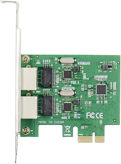 Dual Port Gigabit Ethernet PCIe Network Card Pack of 2 B68080