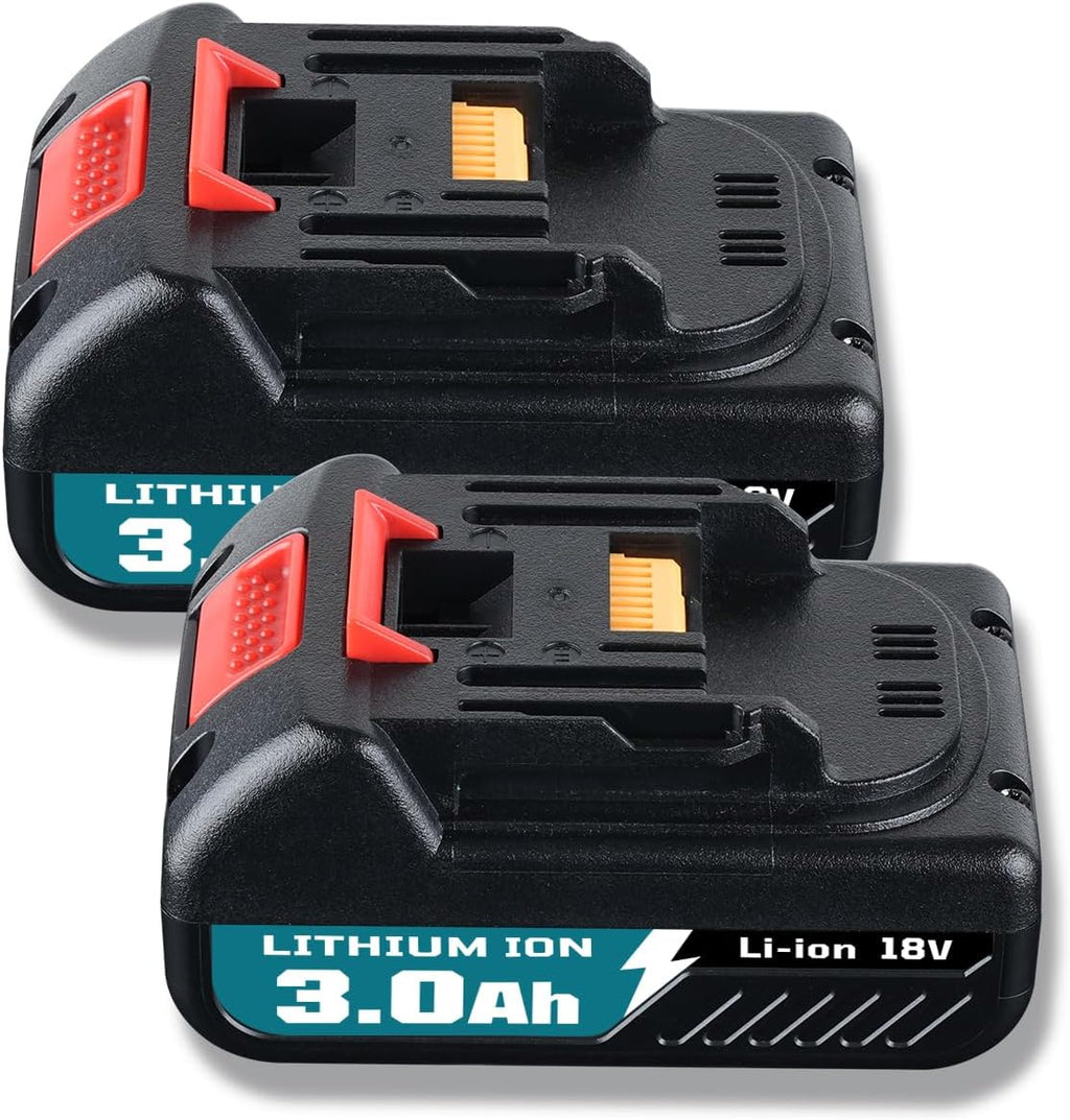 2Pack 3.0Ah Lithium Ion Battery for 18V Power Tools Z408763