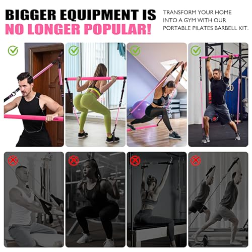 Pilates Bar Kit with Resistance Bands C505