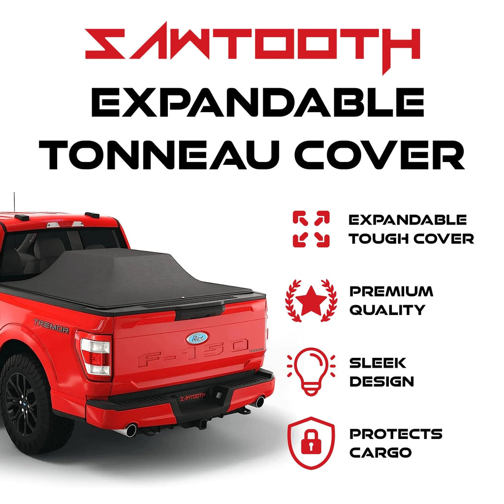 Sawtooth Expandable Tonneau Cover Q5814