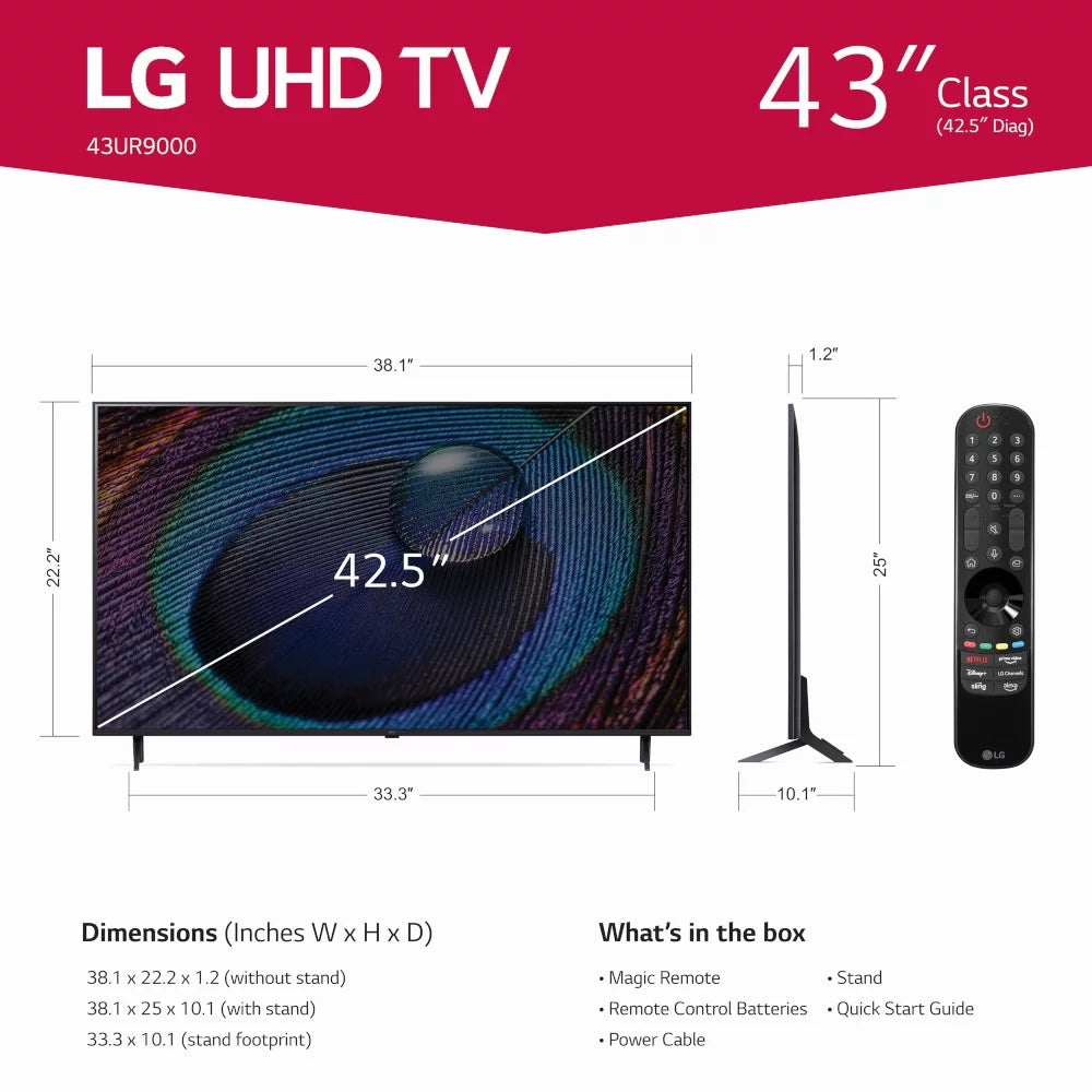43 Class 4K UHD Smart TV with HDR F114969