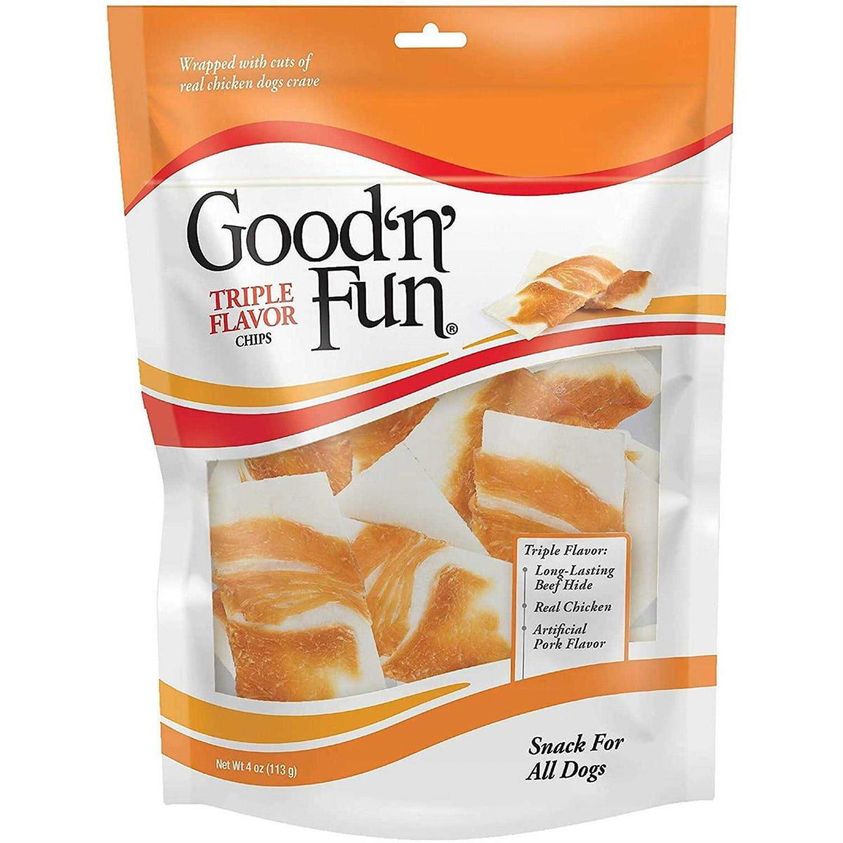 Triple Flavor Chips Dog Treats O46909