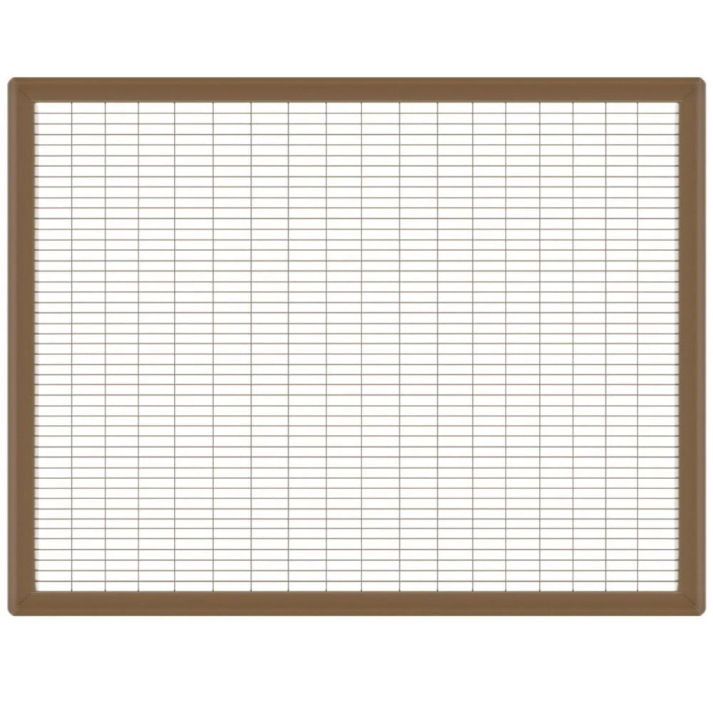 24in x 36in Brown Steel Floor Grille O618848