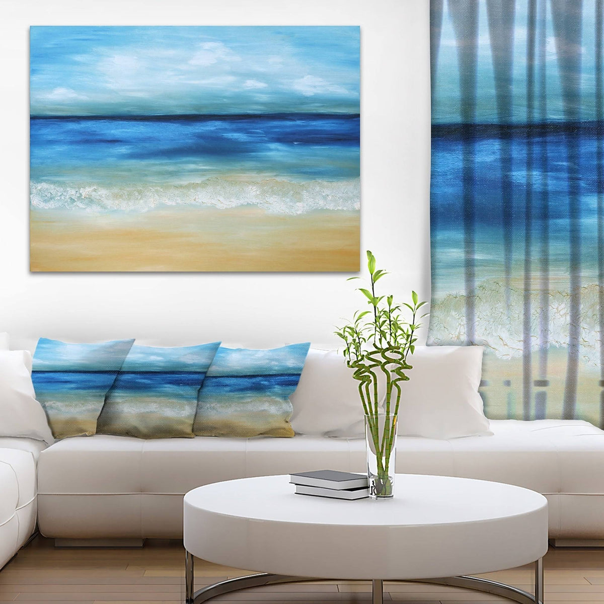 Seascape Canvas Print 32 in. Wide x 16 in. High H5545