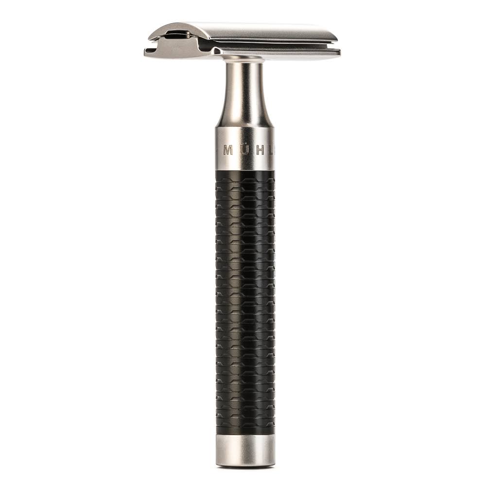 Black Stainless Steel Safety Razor F40882