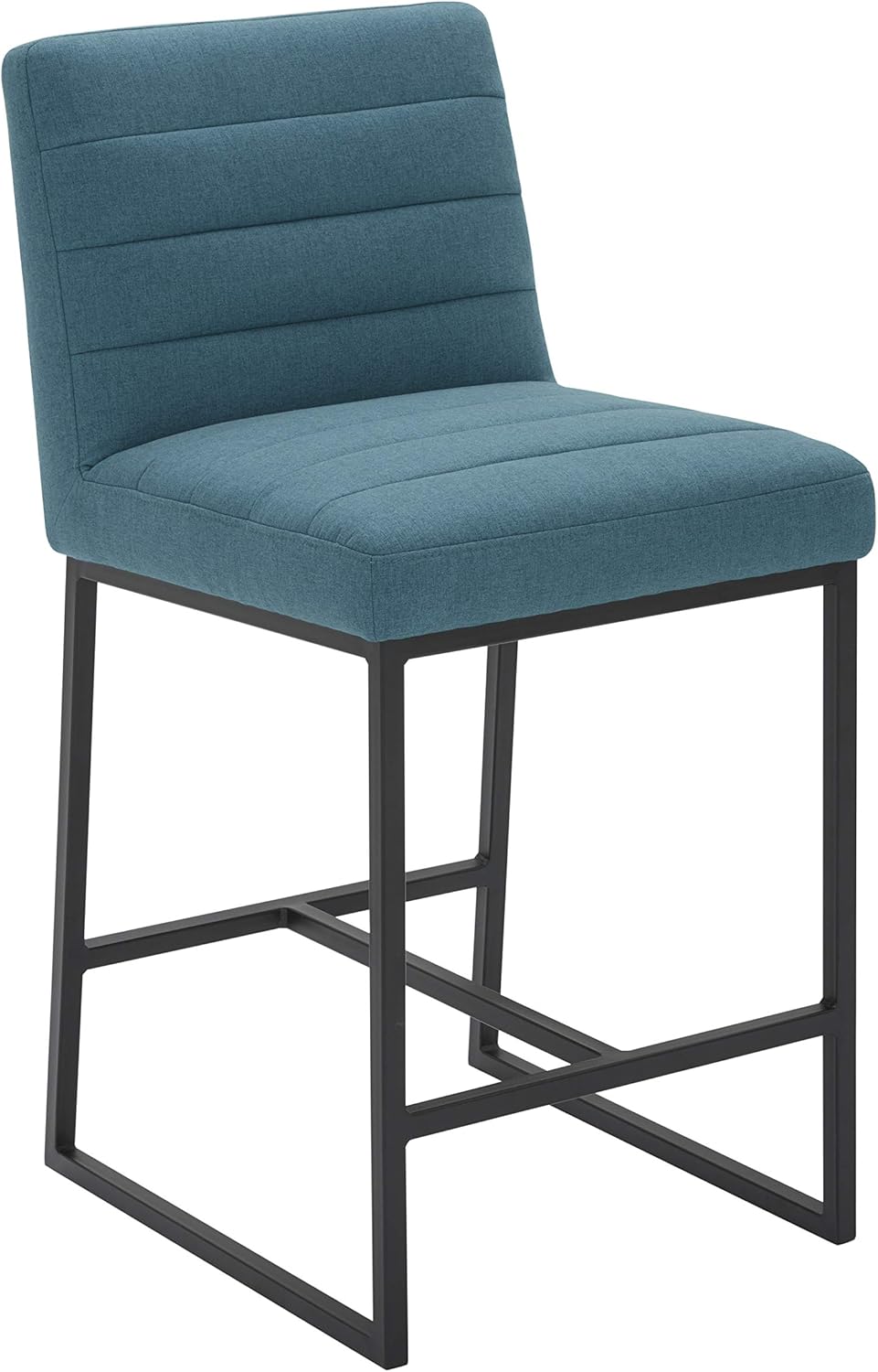 Dark Brown Faux Leather Counter-Height Stool Q476024