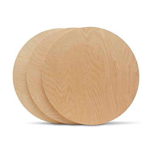 Unfinished Birch Wood Circles 16 inch 1/2 inch Thick Pack of 1 Q39835