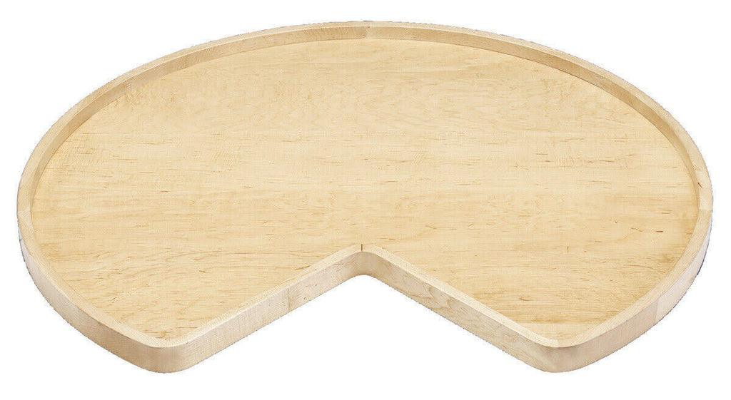28x22 Wood Kidney Lazy Susan Shelf U50966