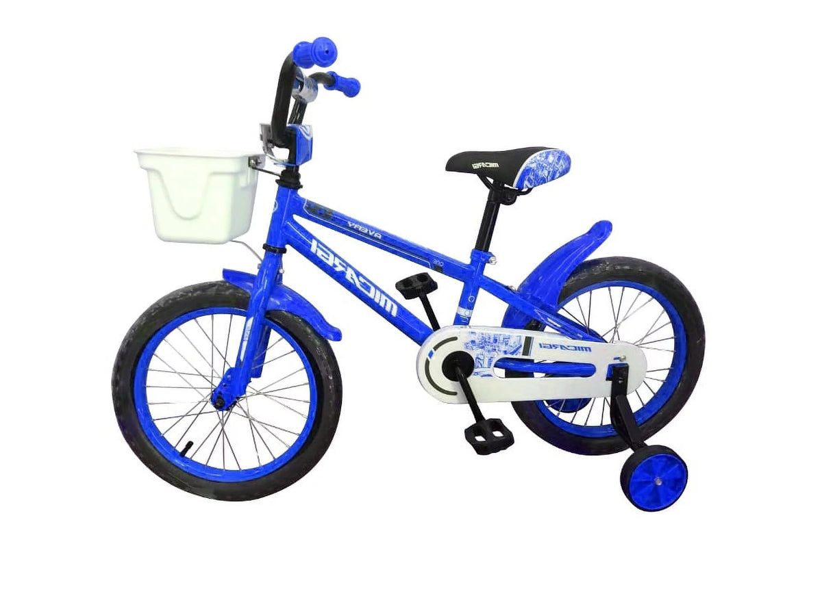 16 BMX Steel Frame Coaster Brake Bicycle with Baskets & Fenders F80471