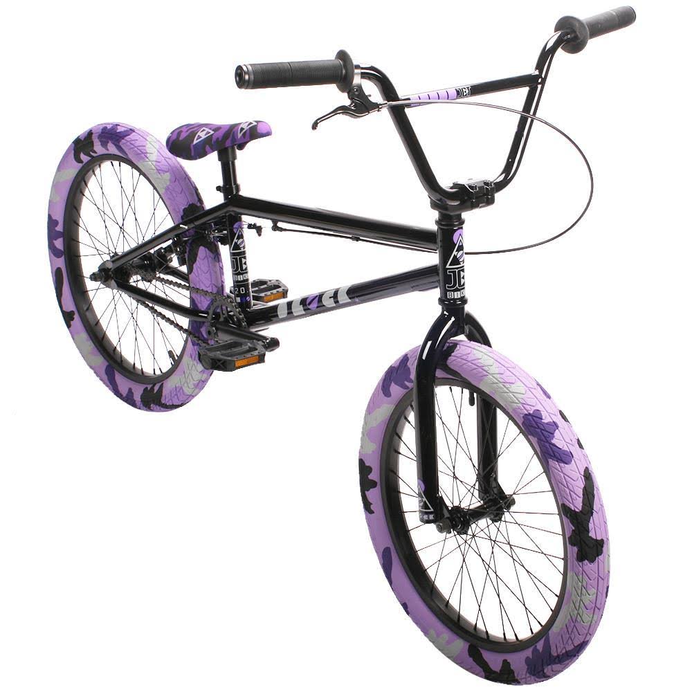 BMX Bike Gloss Black and Camo L90253