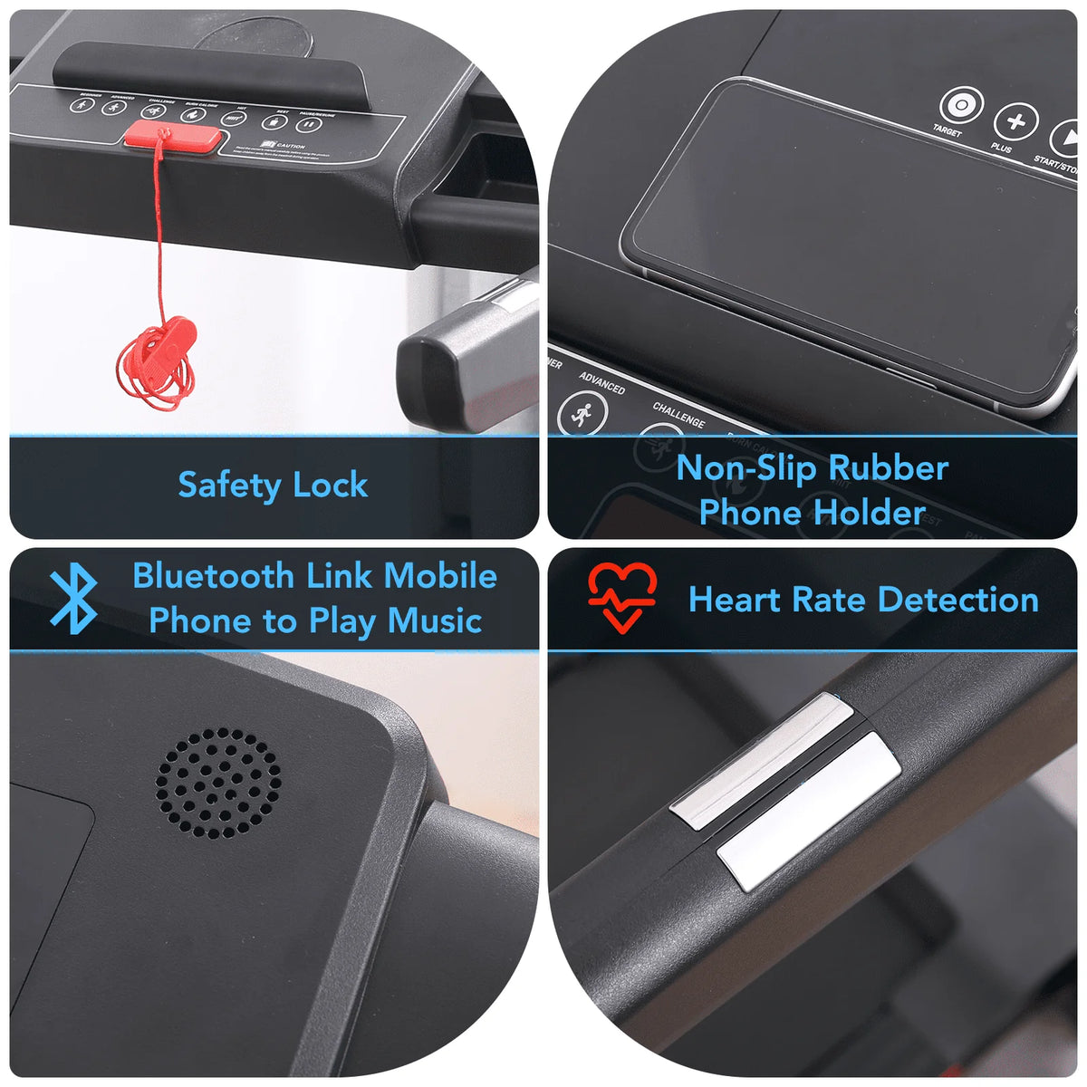 Folding Bluetooth Treadmill Y990674