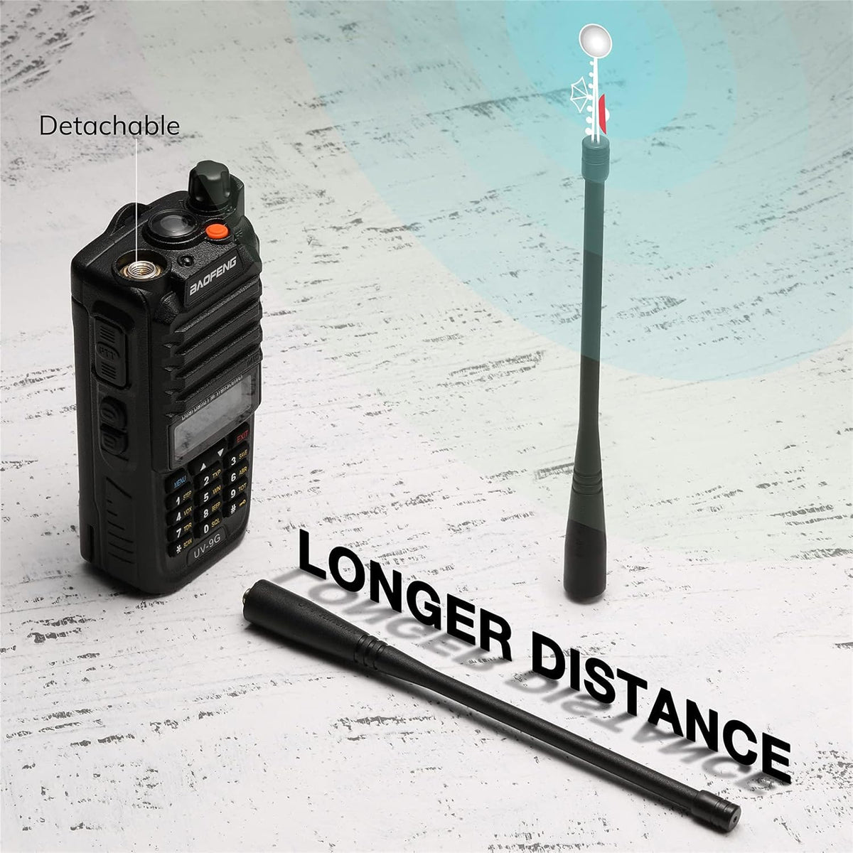 Waterproof IP67 Long Range Rechargeable Handheld Two Way Radio O343
