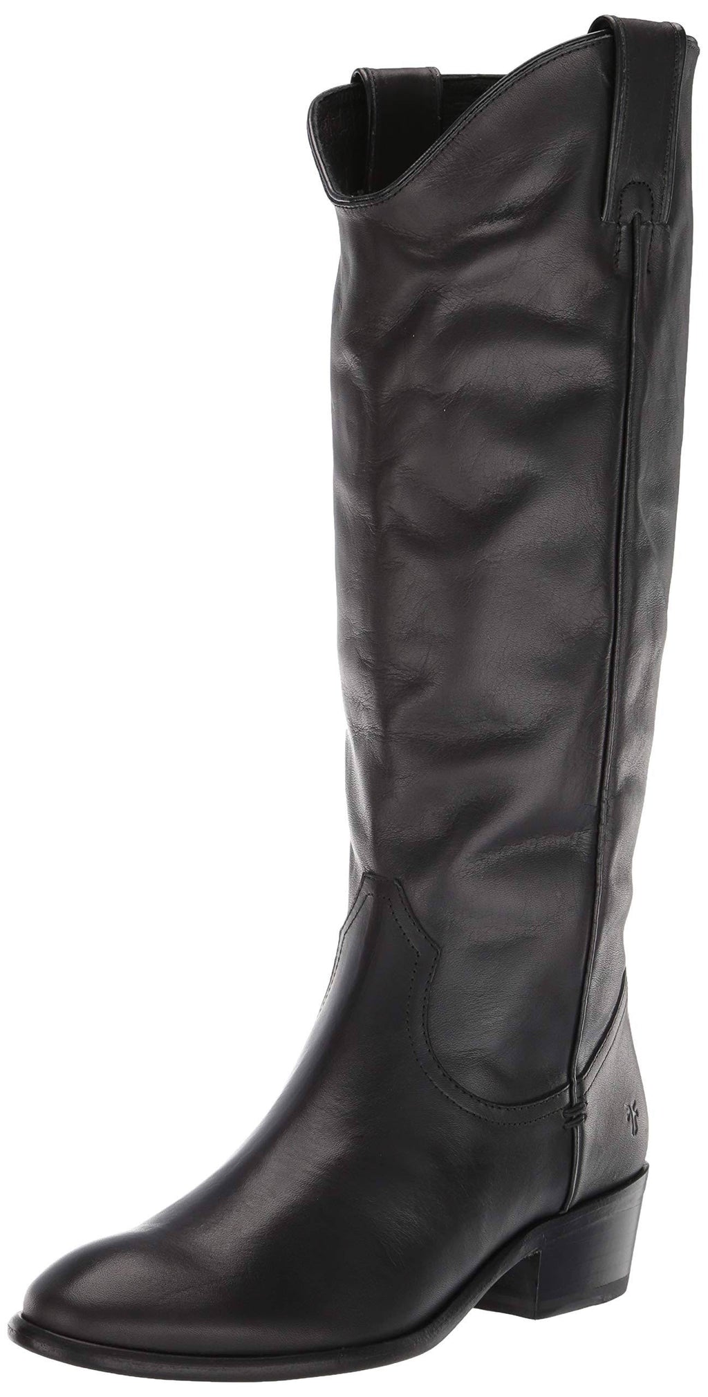 Black Wide Calf Pull On Boots H984