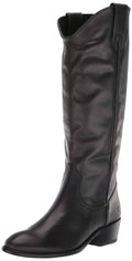Black Wide Calf Pull On Boots H984