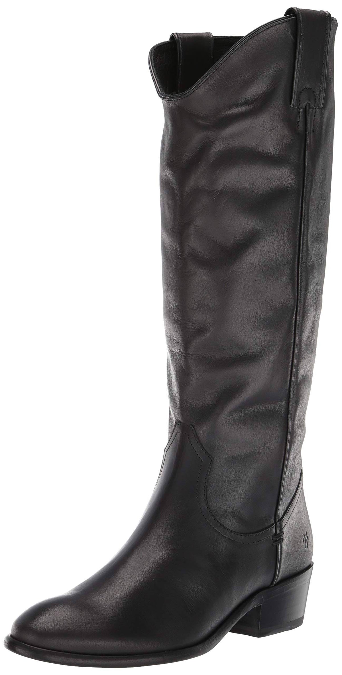 Black Wide Calf Pull On Boots H984