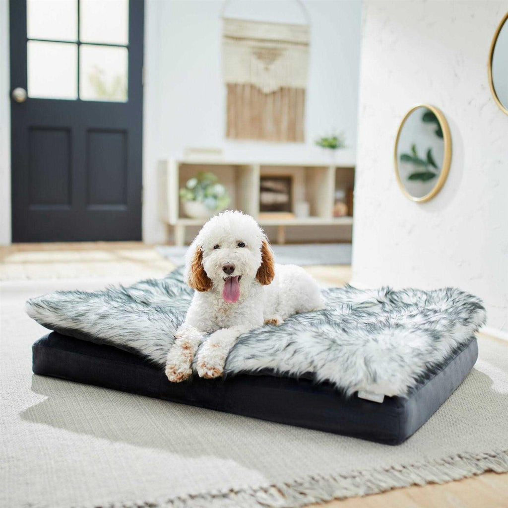 Plush Orthopedic Pillowtop Dog Bed with Removable Cover D615