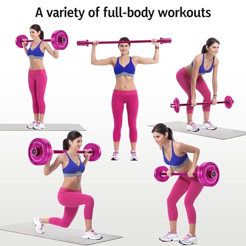 5LB Mini Barbell Bar with Resistance Band S757