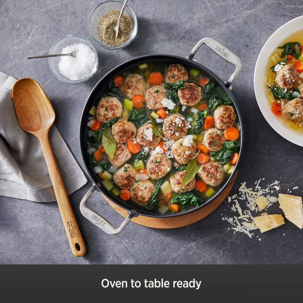 4 quart Hard Anodized Nonstick Cookware with Glass Lid Y39654