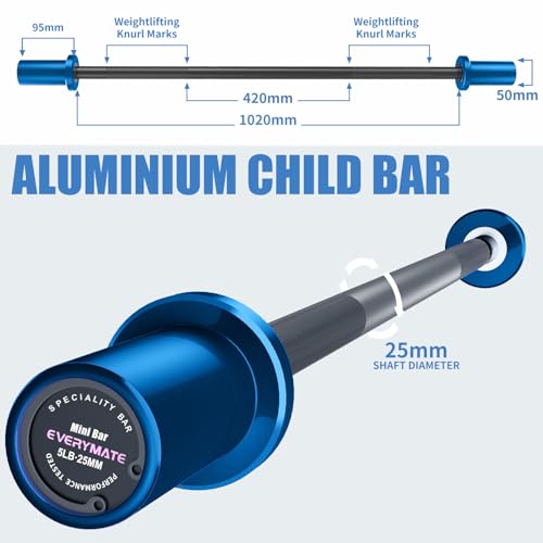 5LB Mini Barbell Bar with Resistance Band S757